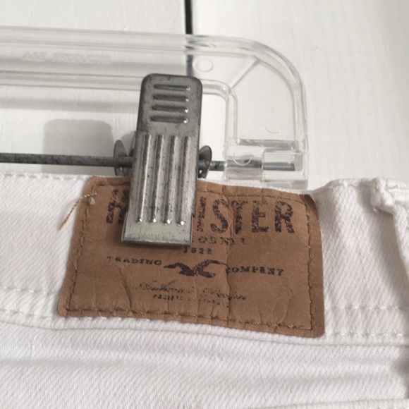 White Hollister Jean Shorts - Picture 7 of 8